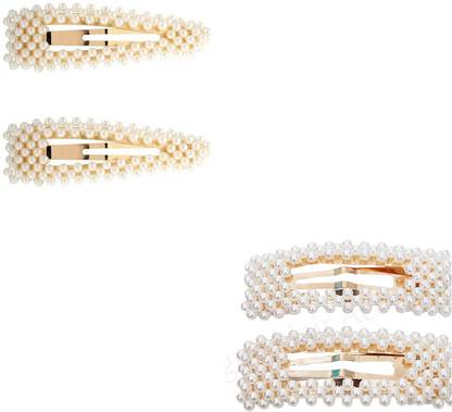 PANKSHRI ENTERPRISE Pearl Hair Clip Hair Pin Hair Accessories for Women's and Girl's Hair Chain