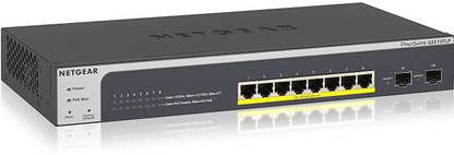 NETGEAR GS510TLP Gigabit Smart Managed Pro Switch 8 Ports 100 Mbps Network Switch