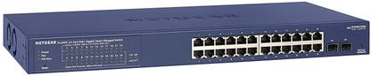 NETGEAR GS724TP-200INS Gigabit Ethernet Smart Managed Pro Switch 24 Ports 100 Mbps Smart Network Switch