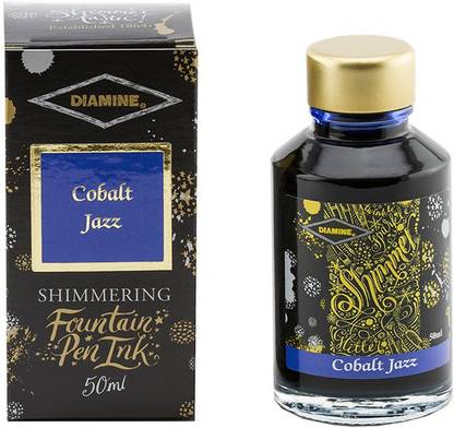 DIAMINE COBALT JAZZ SHIMMER 50 ML Ink Bottle