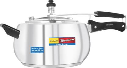 Black Magnum 5 L Inner Lid Induction Bottom Pressure Cooker