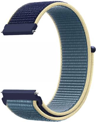 CellFAther Soft Nylon Sport Band Strap for Fitbit Versa/Versa 2 /Versa Lite (Watch Not Included) -Alaskan Blue Smart Band Strap