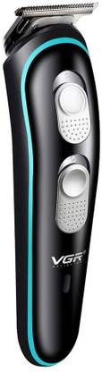 VGR Professional Hair Clippers for Men Kids, Rechargeable Hair Trimmer Cordless Electric Hair Clippers Haircutting Kit with 4 Guide Combs(3 6 9 12mm) Fully Waterproof Trimmer 60 min  Runtime 4 Length Settings