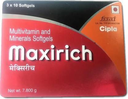 Maxirich MULTIVITAMIN AND MINERAL 90 TABLETS
