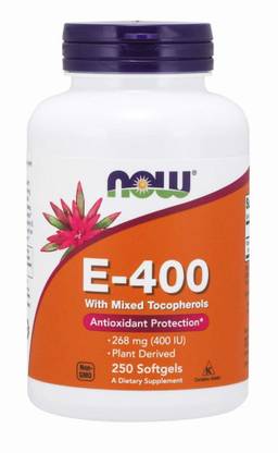 Now Foods E 400 Mixed Tocopherols Softgel
