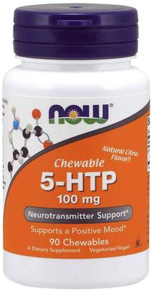 Now Foods 5 HTP Chewable Lozenges Tablets
