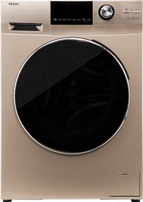 Haier 8 kg Fully Automatic Front Load Washing Machine Gold