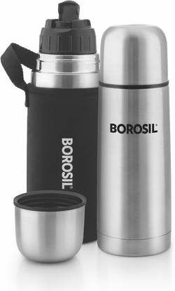 BOROSIL 350 ml Steel Flask