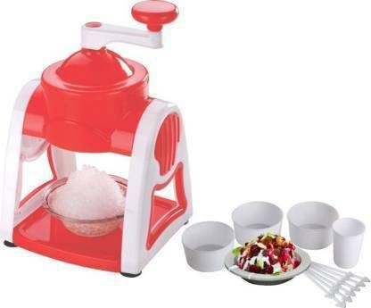 FLOPRO Personal Use Manual Gola Maker with Slush Maker and Ice Crusher (Ice Gola Maker Watermelon Chopper