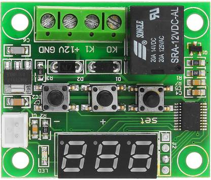 JAIVIK STORE W1209 Digital Temperature Thermostat Module Temperature Sensor and Controller Temperature Sensor and Controller Electronic Hobby Kit