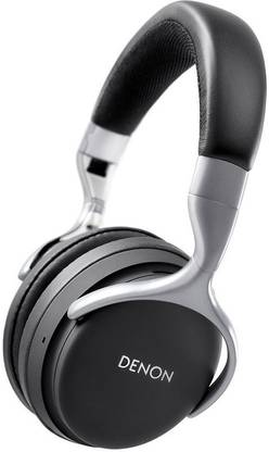 DENON AH-GC20 Wireless Noise Canceling Over-Ear Headphones (Black) Bluetooth