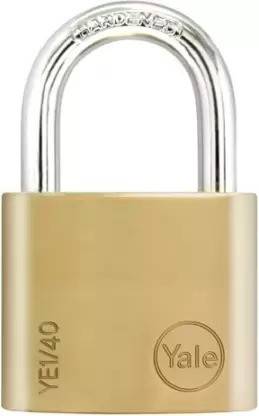 Yale Brass Padlock Essential Series 40mm Padlock