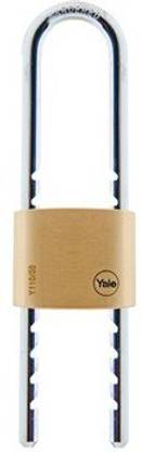 Yale Brass Padlock with Adjustable Shackle 50mm Padlock