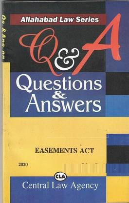 C L A's Question & Answer On Easment Act [English] 2020