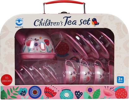 COMDAQ Children'S Square Tea Set- 15 Pcs
