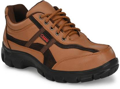 Ozarro Steel Toe Genuine Leather Safety Shoe