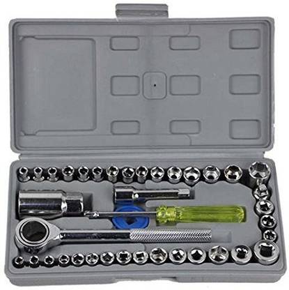 VIRADIYA BHROTERS DP High Quality 40pc Socket Tool Kit Set Hand Tool Kit