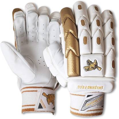 Smashing Frog Golden Cricket Batting Gloves (Extreme Flex – Professional Series) Batting Gloves
