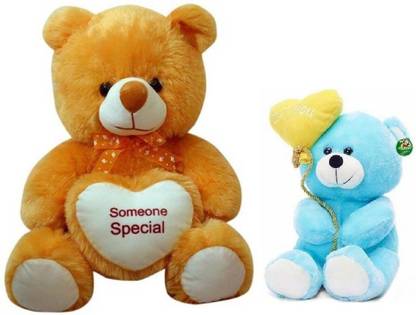 ToyKing 2 Feet Very Soft Lovable/Huggable SomeOne Special Teddy Bear With i Love You Blue Teddy Bear  - 56 cm