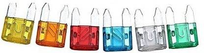 Auto-Ex Car Mini Blade Fuse Small Fuses [5,10,15,20,25,30 Amp] (Set of 12) Vehicle Fuse