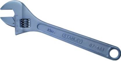 STANLEY 87-433-1-23 / STMT87433-8 10 inch Chrome Plated Adjustable Single Sided Open End Wrench