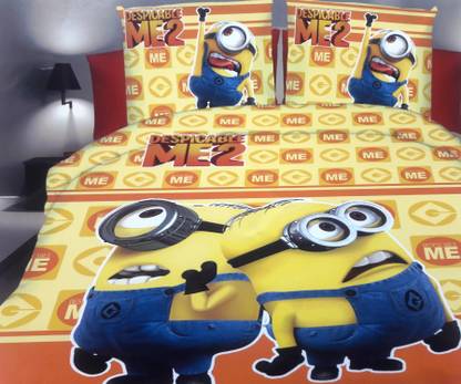 GFM 220 TC Cotton Queen, King 3D Printed Flat Bedsheet