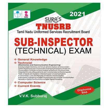 TNUSRB Sub-Inspectors SI (Technical) Exam English Books