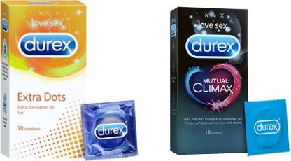 DUREX extra dots and mutual climax Condom