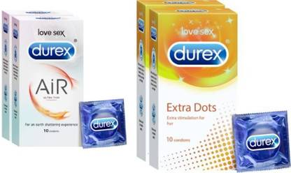DUREX ultra thin and extra dots Condom