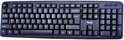 Quantum Hi-Tech QHM7403D Wired USB Standard Desktop Keyboard Compatible with Desktop, Laptop, Mac