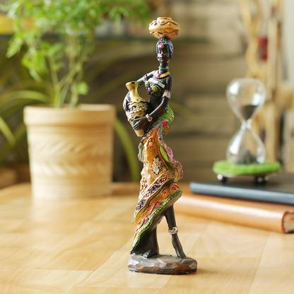 Alamkrita Home Décor Beautiful Tribal Lady Holding Pot Decorative Showpiece 22 Cm In India At Flipkart Com - Home Decor Showpiece Alamkrita Home Décor Beautiful Tribal Lady Holding Pot Decorative Showpiece 22 Cm In India At Flipkart Com - Home Decor Showpiece