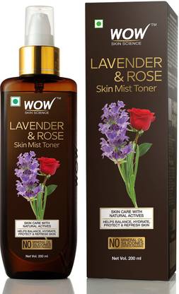 WOW SKIN SCIENCE Lavender & Rose Skin Mist Toner Men & Women