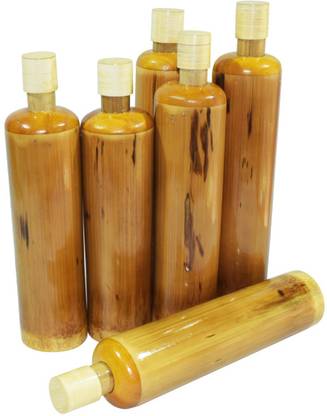 ASSAM HANDICRAFTS Hand made Bamboo Bottles 1000 ml Bottle