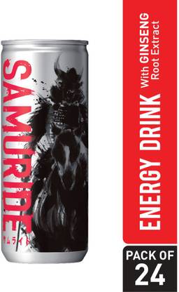 Samuride Ginseng Based Energy Drink, 24 x 250 ml Energy Drink