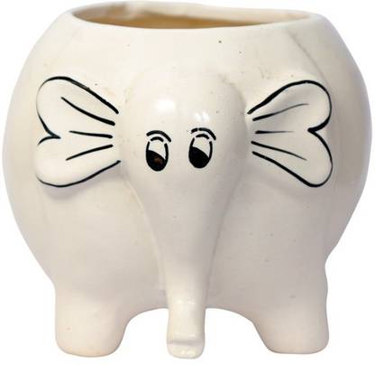 OriginalCeramics Elephant Ceramic pot || Plant Container Set Plant Container Set