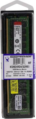 KINGSTON Server Premier DDR4 32 GB (Quad Channel) Server DDR4 (KSM26RD8/32MEI)
