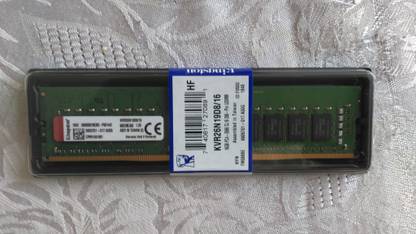 KINGSTON Valueram DDR4 16 GB (Dual Channel) PC DDR4 (KVR26N19D8/16)