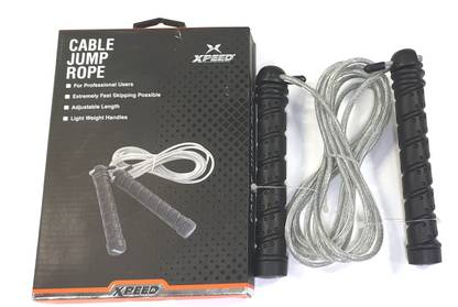 XpeeD Professional Cable Jump Rope - Adjustable height Speed Skipping Rope