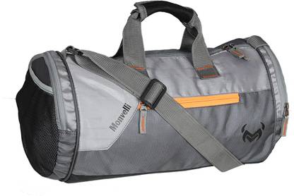 MONVELLI Grey Gym Bag