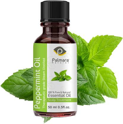 Palmara Natural Peppermint Oil Scent for Energy, Focus, Mood - Fresh Mint Scent, Pure Natural Aromatherapy Essential Oil Aroma Unilateral, for Diffusers, Humidifier Oils, Spa and Air Purifier.