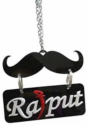 Ridivansh Creations Acrylic Car Hanging Rajput Both Side Car Hanging Ornament