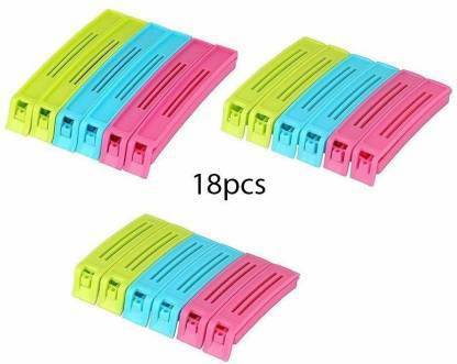 CyberShop NA 2.4, 3, and 4 Inch Plastic Bag Pouch Clip