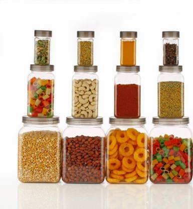 Homance Plastic Grocery Container  - 1700 ml, 650 ml, 200 ml