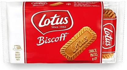 Lotus Biscoff The Original Caramelised Biscuit Plain Biscuit