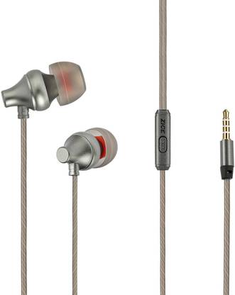 Zice (High Bass Earphones) Magnetic in-Ear Wired Headphones with Mic Wired