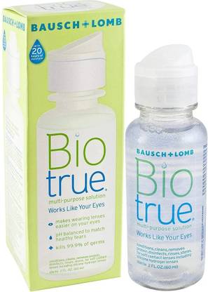 Bio True For Soft Contact Lenses 60ml Lens Water
