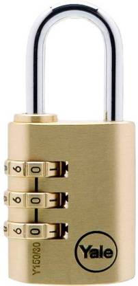 Yale Brass Combination Padlock (30mm) Combination Lock