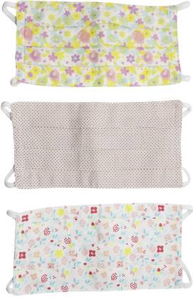 Ruti Label Ruti label Cotton Face Mask Pack of 3 Washable Reusable Mask |Soft Earloop/Mouth Nose Cover Unisex |Cotton Breathable cloth cover Mask (Free Size multi color Pack of 3) RLM509 Reusable, Washable Cloth Mask