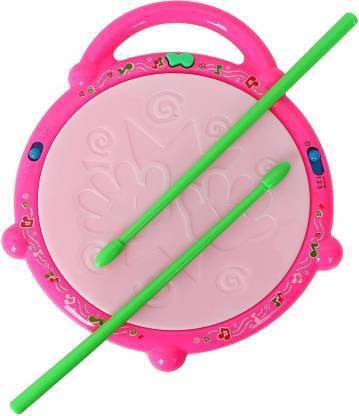Shri Bankey Bihari Store Flash Drum Set With Music and Lights Electronic Touch Flash Visual 3d Lights with 3 game mode & Dynamic Music Toy For Kids and for Return Gift
