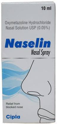 Cipla Nasal Spray 10 ML (Pack Of 4) Manual Nasal Aspirator